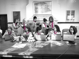 Masternaut girls strip off for charity